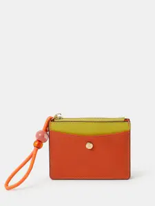Accessorize Women Colourblocked Zip Around Wallet