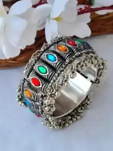 Sangria Oxidised Beaded Bangle