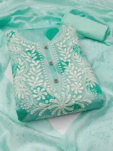 Peachmode Embroidered Unstitched Dress Material