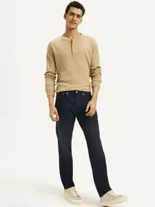 Levis Men Classic Mid-Rise Slim Fit Stretchable Jeans