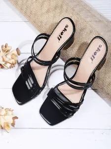 SKOLL Women Open Toe Block Sandals