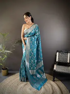 elora Woven Design Zari Banarasi Saree