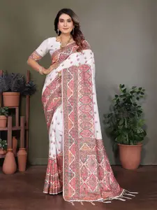 elora Woven Design Silk Blend Designer Saree