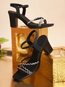 Froh Feet Party Block Sandals Heels