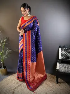 elora Woven Design Zari Banarasi Saree