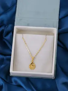 DressBerry 22k Gold-Plated Pendants With Chains