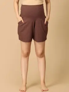 The Mom Store Women High-Rise Lounge Shorts