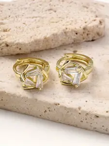 SALTY Isla Gold-Plated Contemporary Studs Earrings