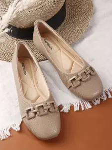 CORSICA Women Open Toe Flats with Buckles