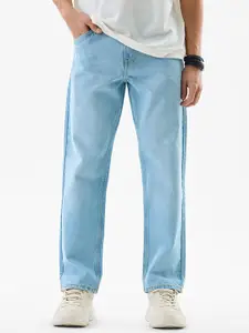 Snitch Men Relaxed Fit Mid-Rise Light Fade Jeans