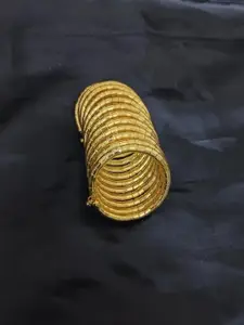 Sangria Golden Spiral Bangle