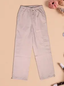 V-Mart Boys Regular Fit Mid-Rise Cotton Chinos Trousers