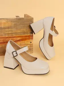 Street Style Store Women Closed Back Block Heels