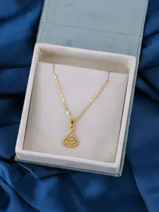 DressBerry 22k Gold-Plated Pendants With Chains