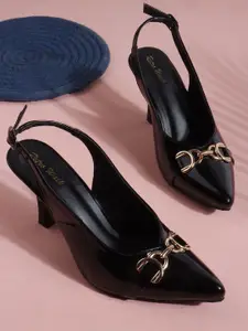 Retro Walk Women Slim Heel Mules