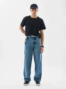 Snitch Men Blue Mid-Rise Relaxed Fit Jeans