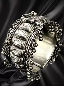 Sangria Oxidised Beaded Bangle