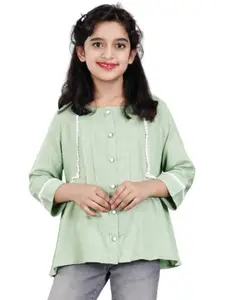 DMP FASHION Girls Solid Shirt Style Top