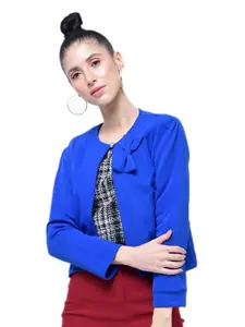 Moda Rapido Textured Bow Crop Shrug