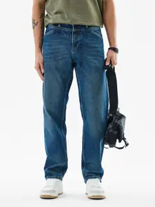 Snitch Men Relaxed Fit Mid-Rise Light Fade Jeans