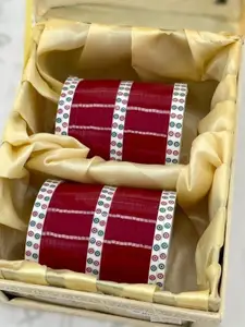 T4 JEWELS Set Of 60 EmbellishedBridal Chuda