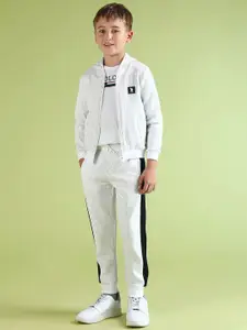 U.S. Polo Assn. Kids Boys Cotton  Mid-Rise Joggers