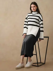 RAREISM Women Striped Pullover