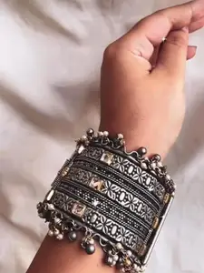 Sangria Oxidised Beaded BangleSangria Oxidised Beaded Bangle