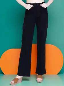 DressBerry Women Bootcut High-Rise Light Jeans