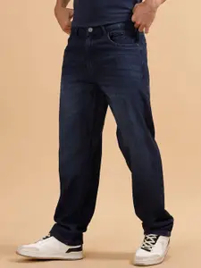 WROGN Men Comfort Relaxed Fit Mid-Rise Light Fade Pure Cotton Jeans