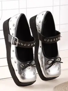 THE WHITE POLE Women Fashionable Trending Fancy Platform Loafers