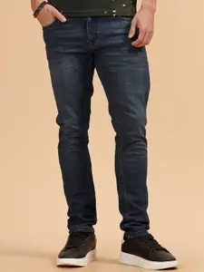 WROGN Men Comfort Slim Fit Mid-Rise Light Fade Jeans