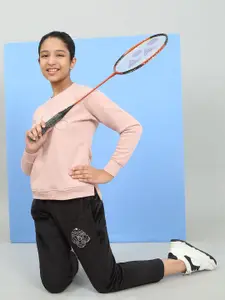 Sweet Dreams Girls Typography Printed Round Neck Sweatshirt