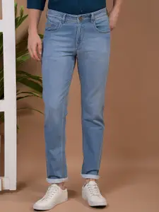 Canary London Men Smart Slim Fit Low-Rise Heavy Fade Printed Stretchable Jeans