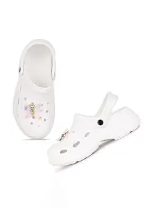 PENNEN Women Self Design Clog Flip-Flops