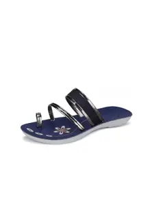 PENNEN Women Printed One Toe Flats