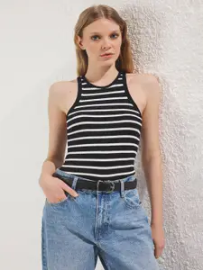Trendyol Women Striped Round Neck Tank Top