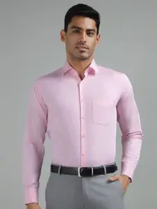 Richlook Men Textured Classic Tailored Fit Formal Shirt