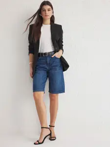 Trendyol Women Denim Relaxed Fit Cotton Shorts