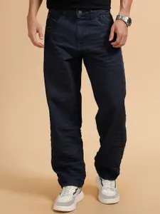 WROGN Men Comfort Wide Leg Mid-Rise Pure Cotton Jeans