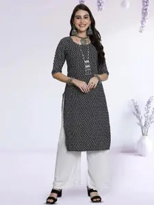 Anouk Rustic Women Ethnic Motifs Printed Straight Kurta
