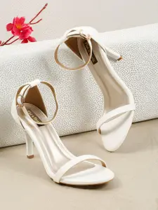 Flat n Heels Women Solid Stiletto Sandals with Bows