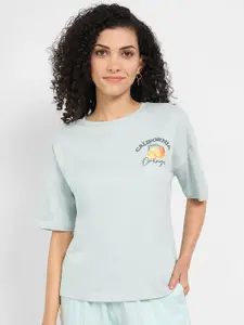 Dreamz by Pantaloons Printed Pure Cotton Lounge T-Shirt