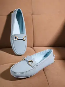 ID Women Solid Slip-On Loafers
