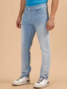 WROGN Men Comfort Slim Fit Mid-Rise Light Fade Jeans