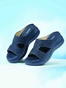 Metro  Women Embellished Open Toe Platform Heels