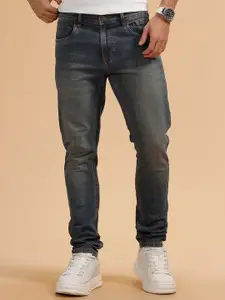 WROGN Men Comfort Slim Fit Mid-Rise Light Fade Jeans