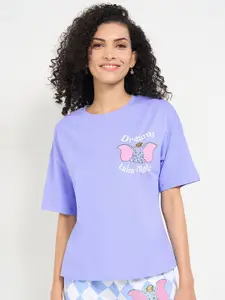Dreamz by Pantaloons Printed Pure Cotton  Lounge Tshirt