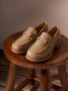 ID Women Solid Slip-On Loafers