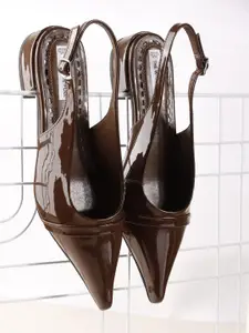 THE WHITE POLE Women Fashionable Trending Casual Block Heel